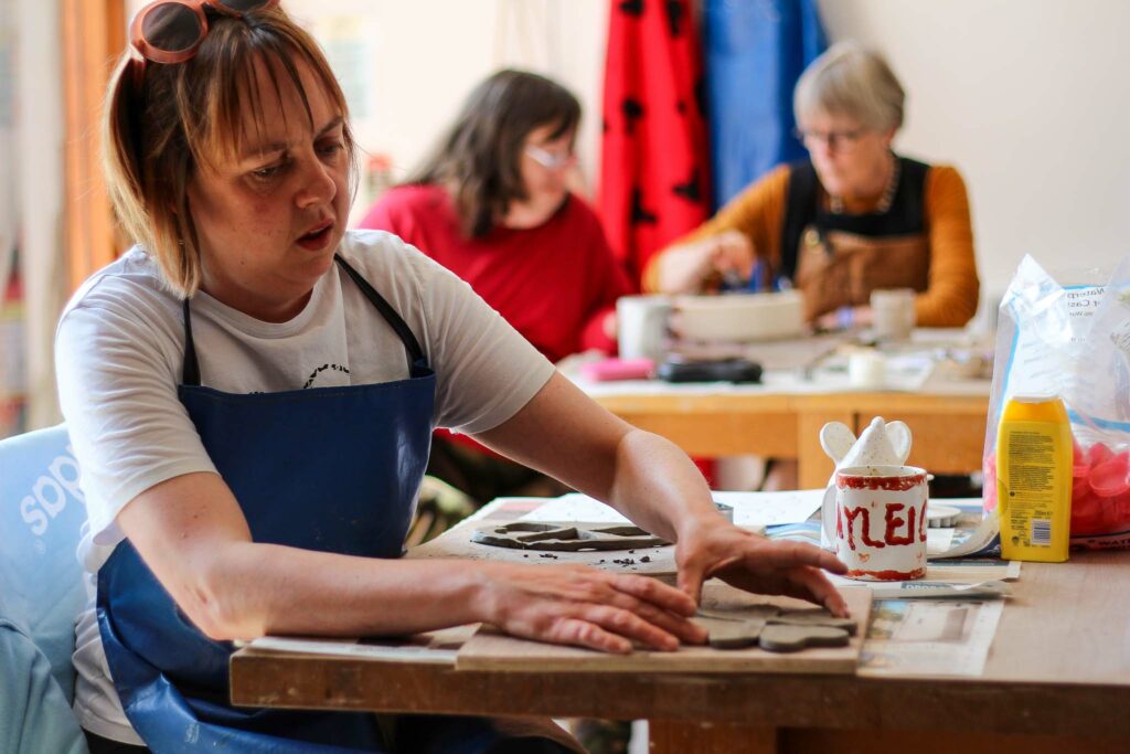 Crafts and crafting for clients with learning disabilities at Alabare