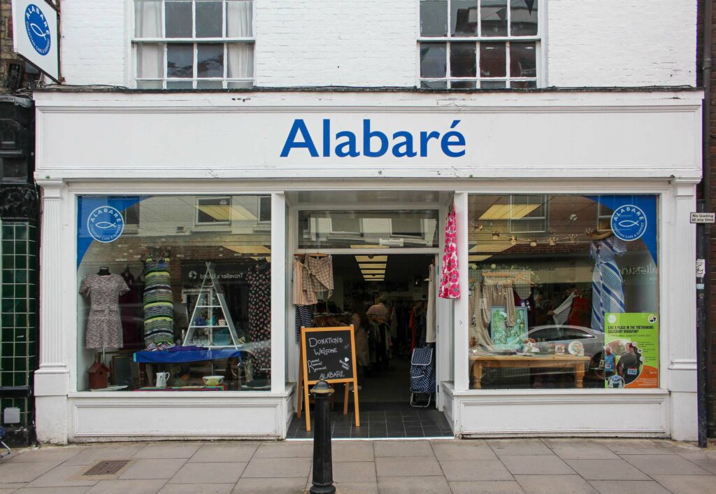 Alabare charity shop in Salisbury
